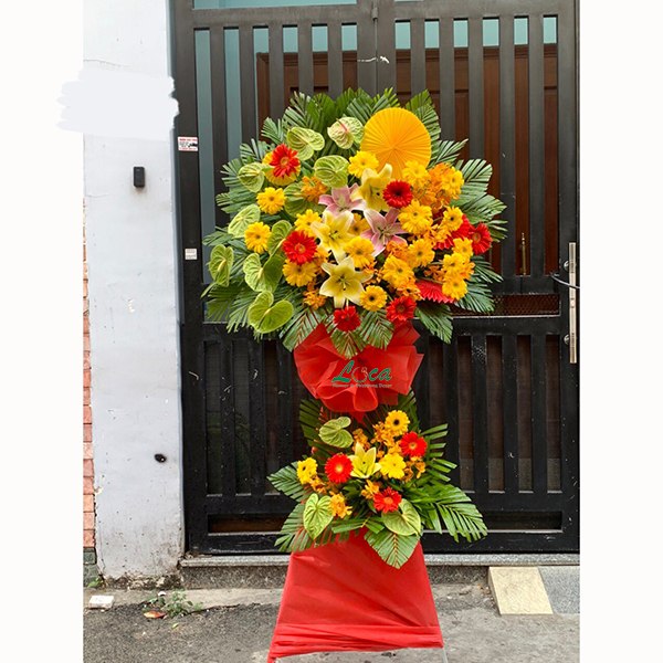 Kệ hoa chúc mừng mẫu 22